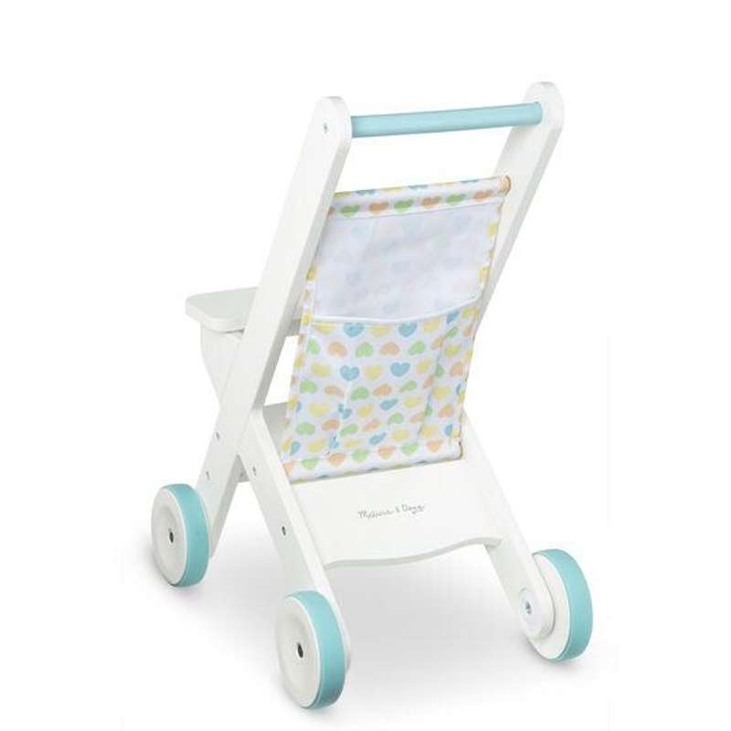Melissa & Doug Dukkevogn i træ