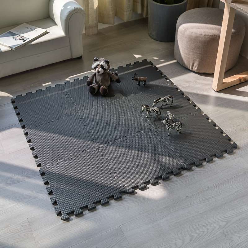 Kid'oh Skumlegegulv - 9 brikker - Anthracite