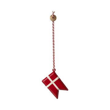 Maileg Juleornament - Metal - Dannebrog