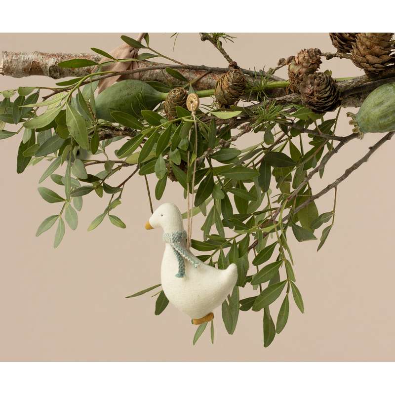 Maileg Juleornament - Gås - Blå