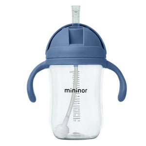 Mininor Sugerørskop - Tritan - 330ml - Blåhval