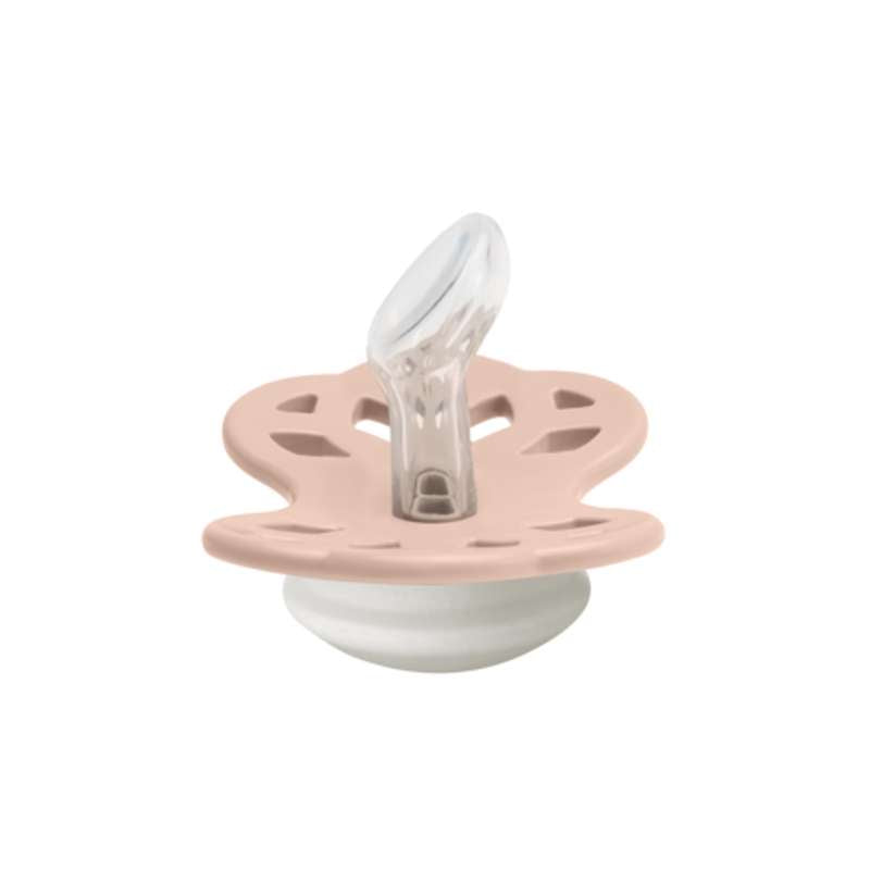 BIBS Anatomisk Infinity Sut - Str. 1 - Silikone - GLOW - Blush