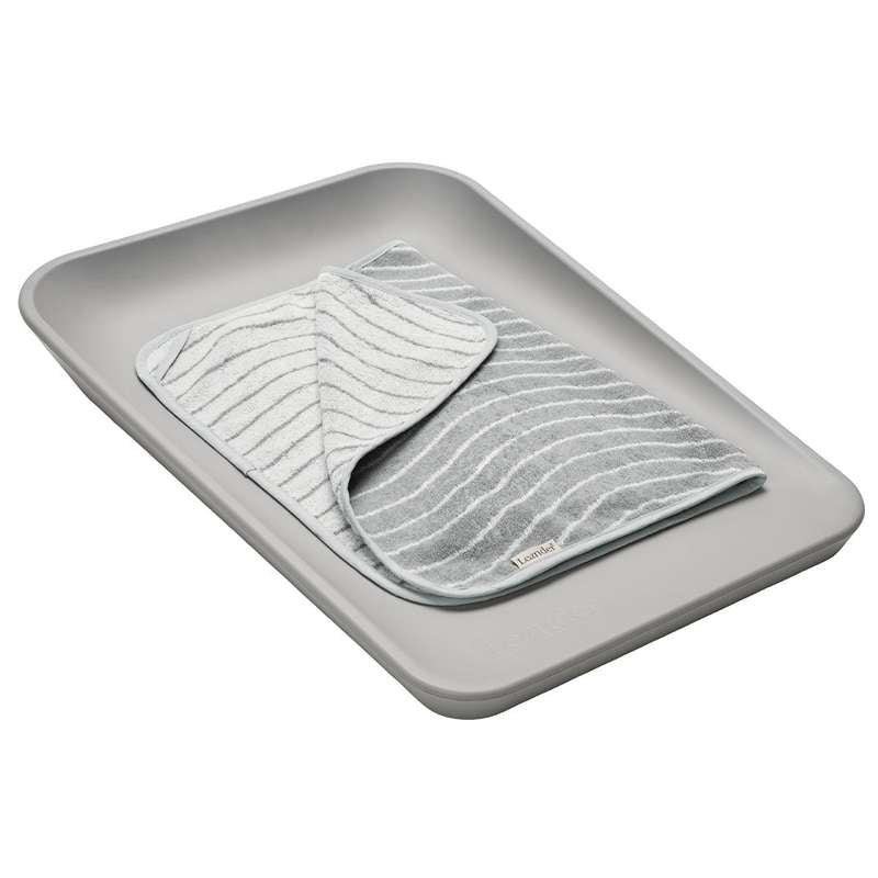 Leander Topper til Puslepude - Woodland - Økologisk - Cool Grey