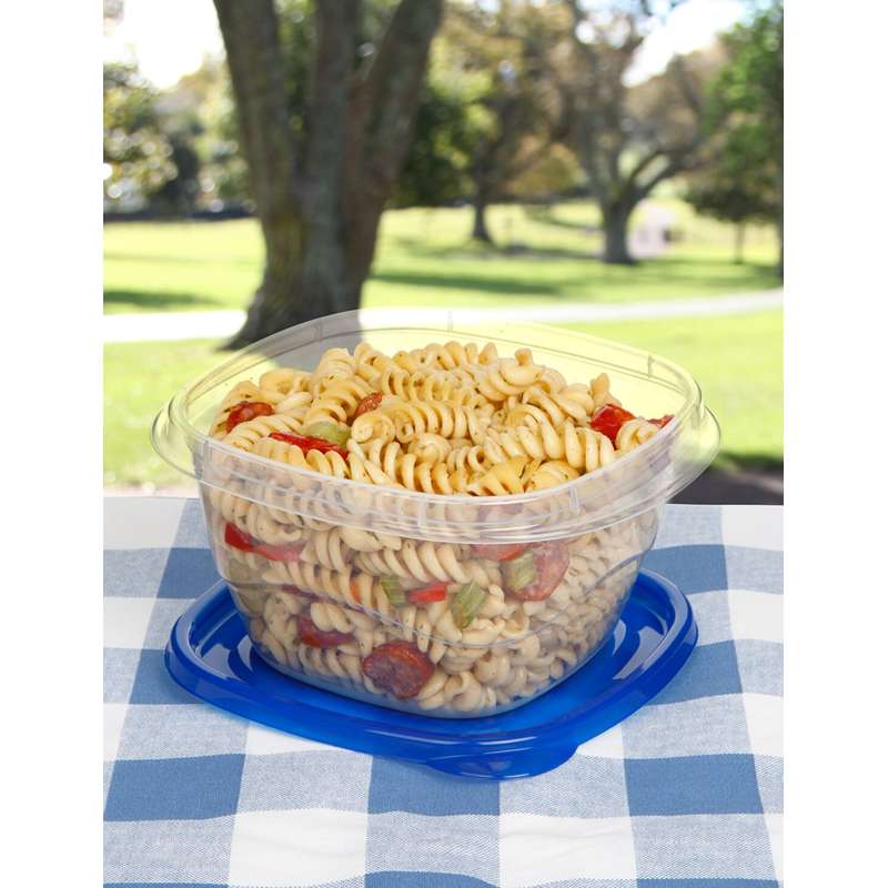 Sistema Madopbevaring - Deep Square TakeAlongs - 4-Pak - 1.2L - Royal Blue