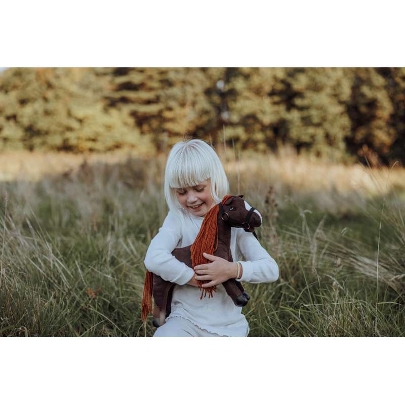 By Astrup Krammepony - 30 cm. - Pixie - Brun