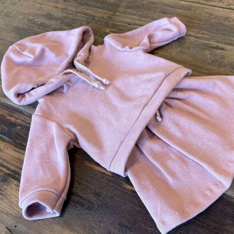 Memories by Así Dukketøj - 43-46 cm. - Hoodie - Rosa