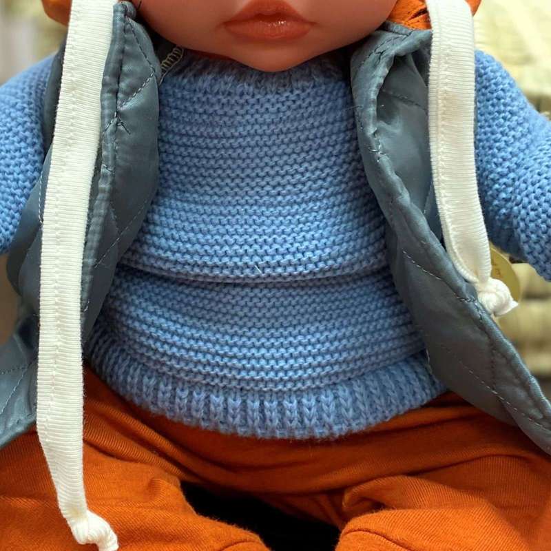 Memories by Así Dukketøj - 43-46 cm. - Lange Bukser - Rust