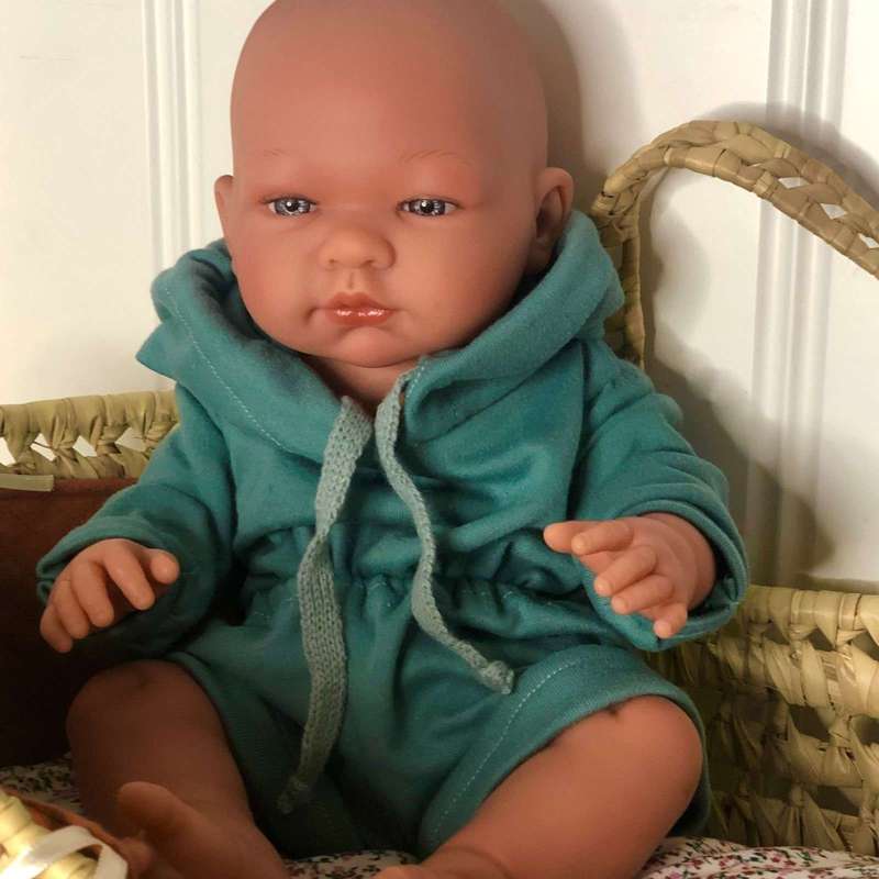 Memories by Así Dukketøj - 43-46 cm. - Shorts - Antikgrøn