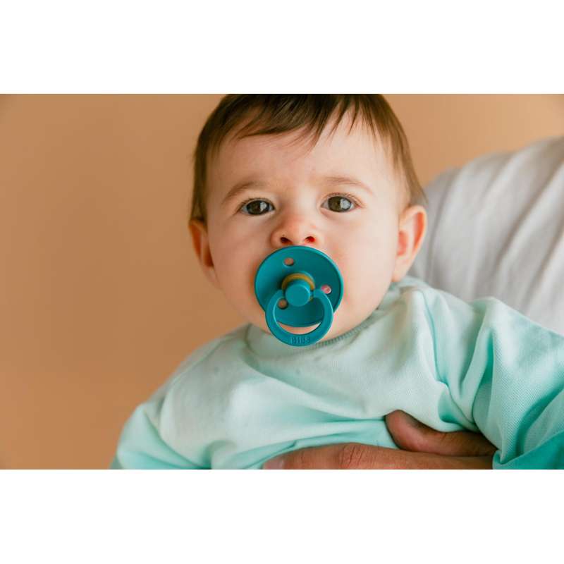 BIBS Rund Colour Sut - Str. 2 - Naturgummi - Scuba