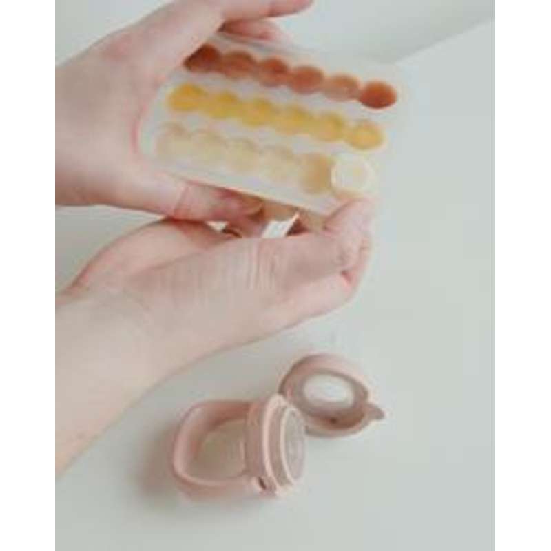 BIBS Dinner - Frysebakke til Babymad og Smagesut - Ivory