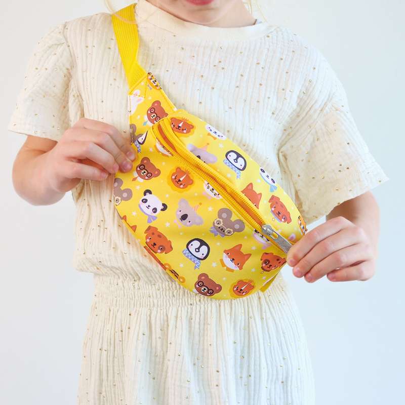 A Little Lovely Company Bæltetaske - Animal Friends