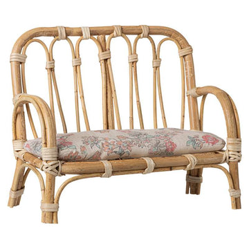 Maileg Rattan Sofa - Stor - Natur
