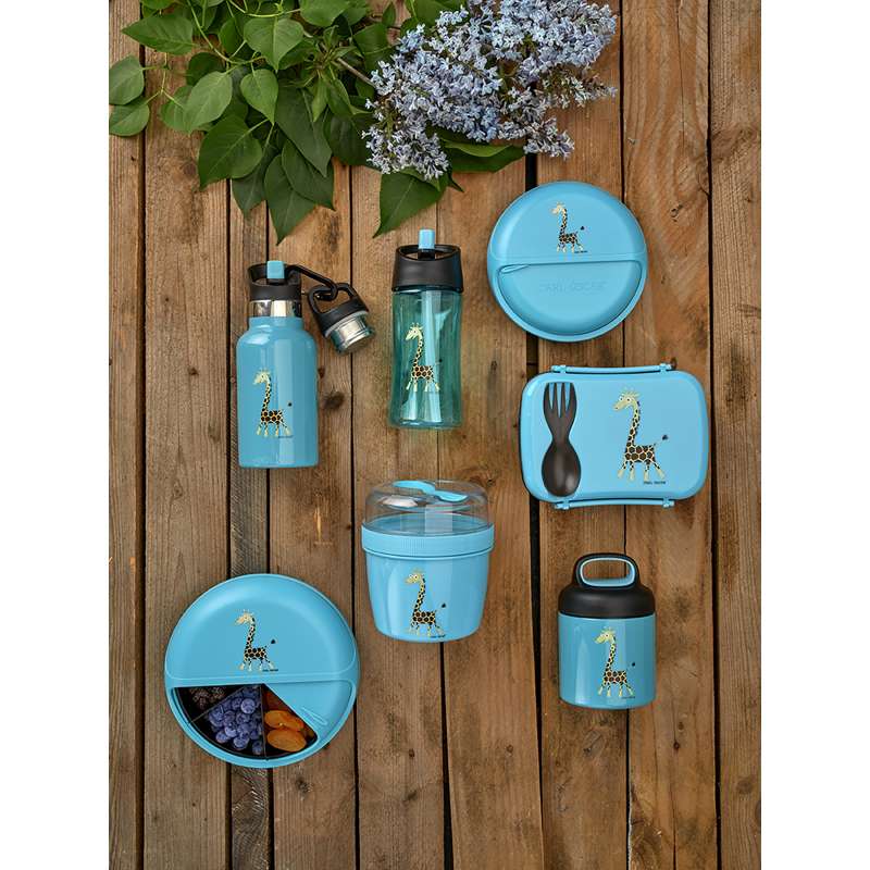 Carl Oscar Kids Drikkedunk - 0.35L - Giraf - Turkis