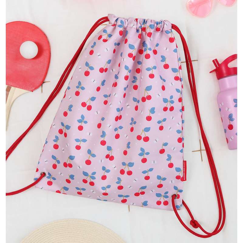 A Little Lovely Company Gymnastiktaske - Cherries