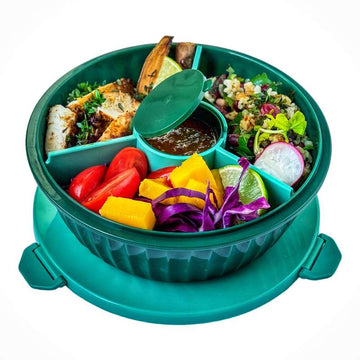 Yumbox Madkasse - Poke Love Bowl - 4 rum - Kale Green