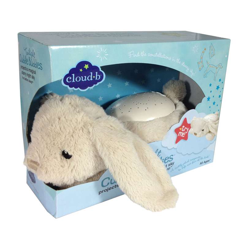 Cloud B Twilight Buddies Sovelampe m. Lys - Bunny