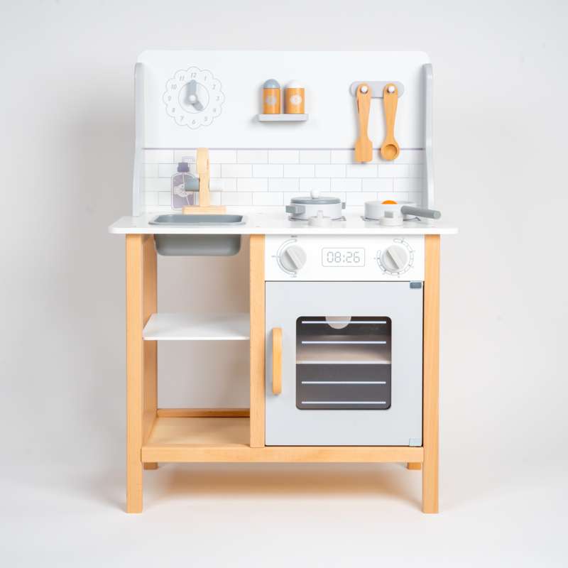 Kid'oh Legekøkken med tilbehør (hvid)