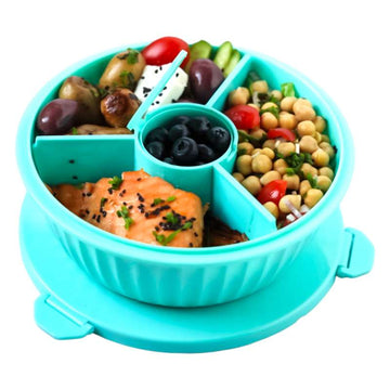Yumbox Madkasse - Poke Love Bowl - 4 rum - Paradise Aqua