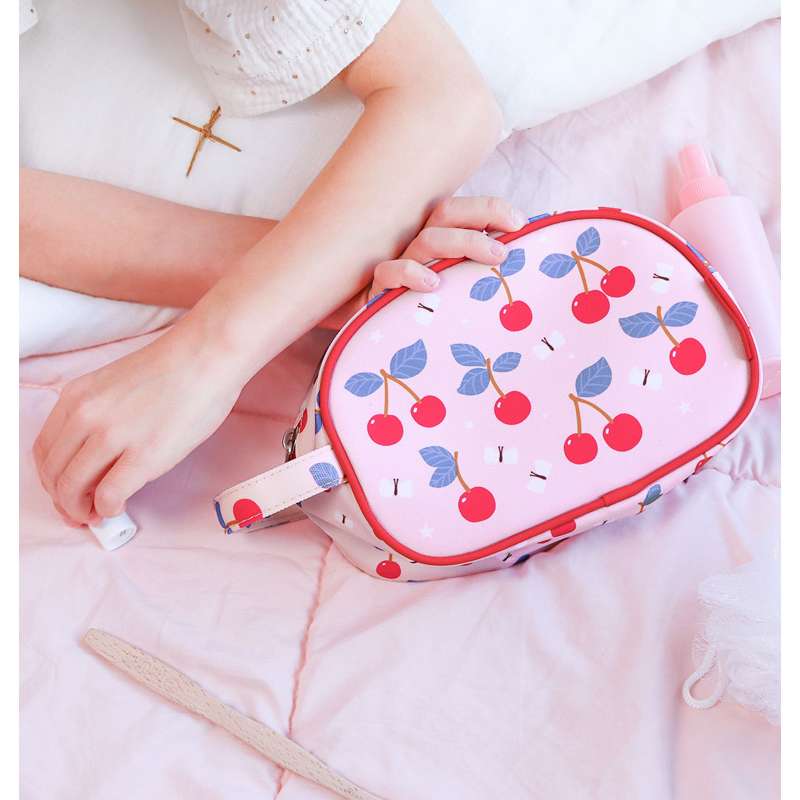 A Little Lovely Company Toilettaske - Cherries