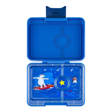 Yumbox Madkasse - Minisnack - 3 rum - Surf Blue/Polar Bear
