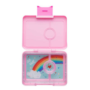 Yumbox Madkasse - Minisnack - 3 rum - Power Pink/Rainbow