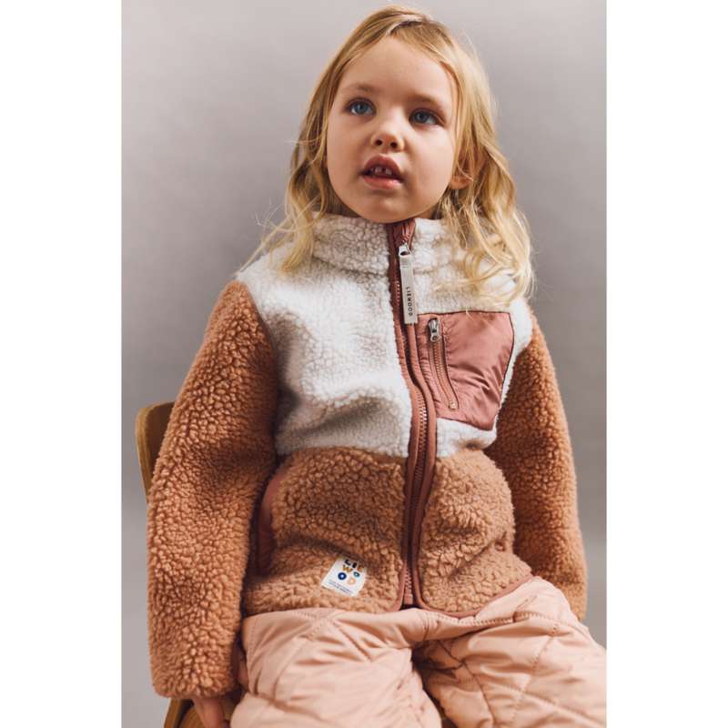 Liewood Nolan Fleecejakke - Tuscany Rose Multi Mix
