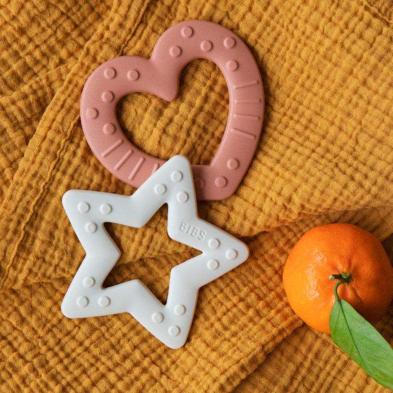 BIBS Play - Baby Bitie Bidering - Stjerne - Baby Blue