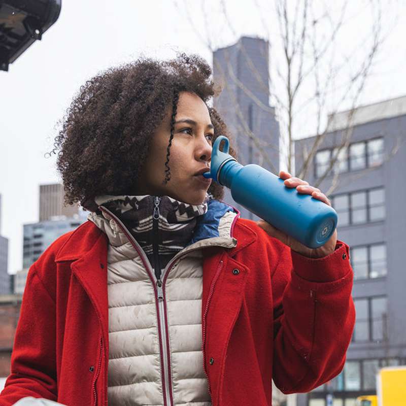 Klean Kanteen Classic Drikkedunk - Flip/Seal SportCap - 532ml - Black