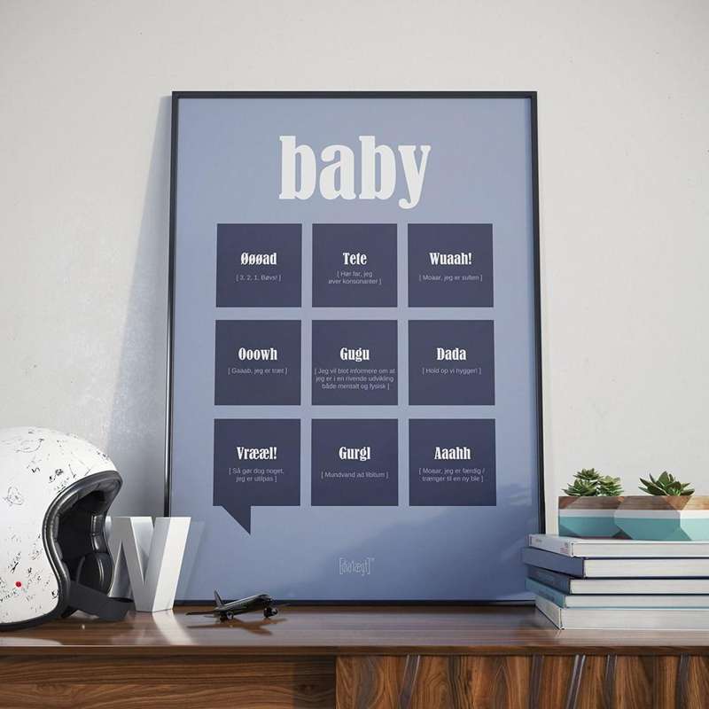 Dialægt Baby boy - flere størrelser