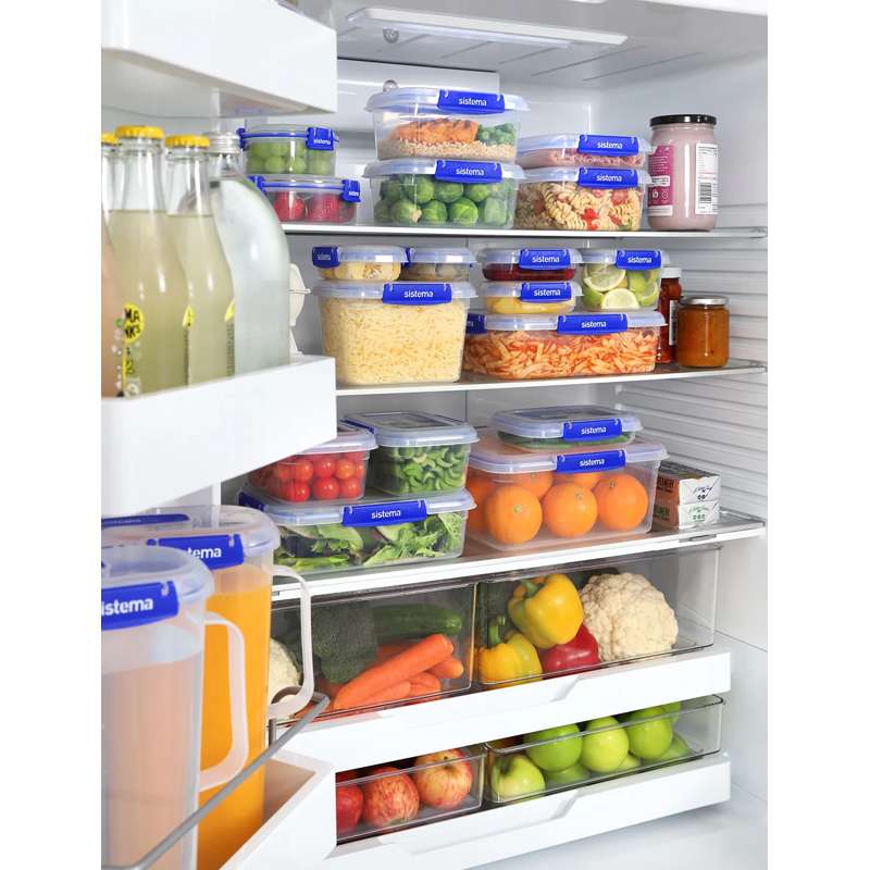 Sistema Madopbevaring - Klip It Plus - Rectangle - 3-Pak - 2.2L - Blå