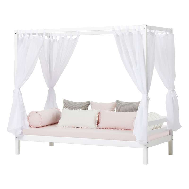 Hoppekids Pude m. Flæser - WINTER WONDERLAND - Rosa