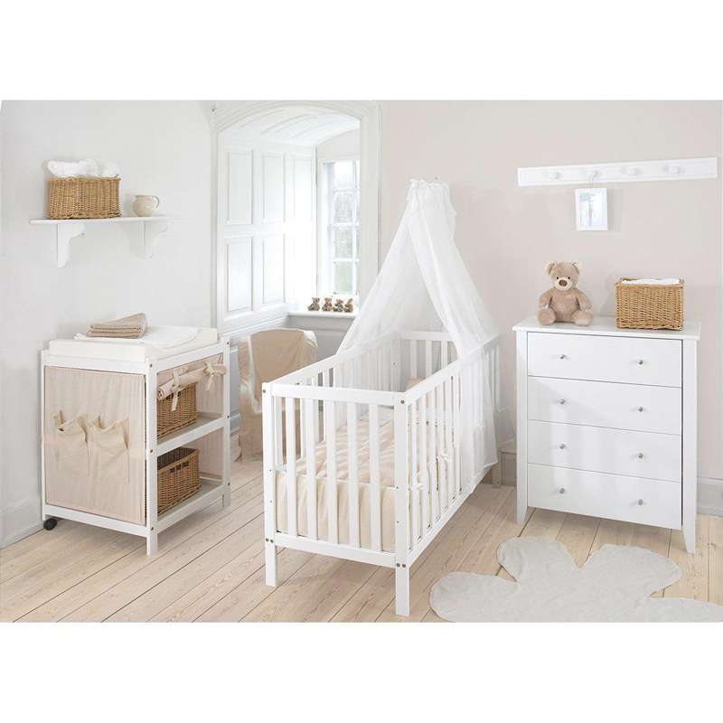 Hoppekids Sengerand - 60x120 cm. - Sand