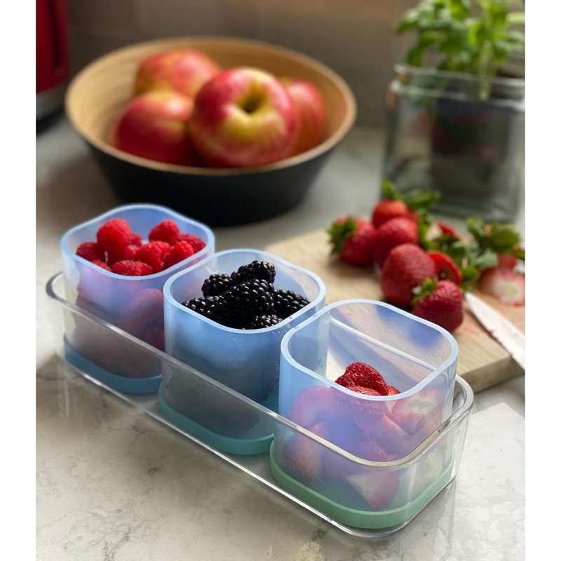 Yumbox Tilbehør - Chop Chop Tray - Rektangulær Bakke til 3 Cubes