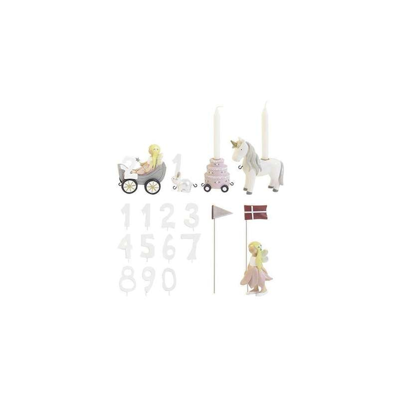 Kids by Friis Fødsesldagstog blomsterfeer m. 11 tal