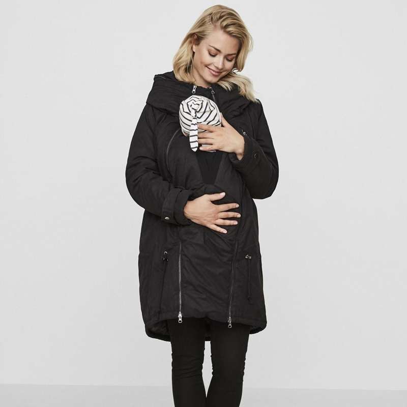 Mamalicious Tikka 3-i-1 Foret Jakke - Sort