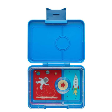 Yumbox Madkasse - Minisnack - 3 rum - Surf Blue/Rocket