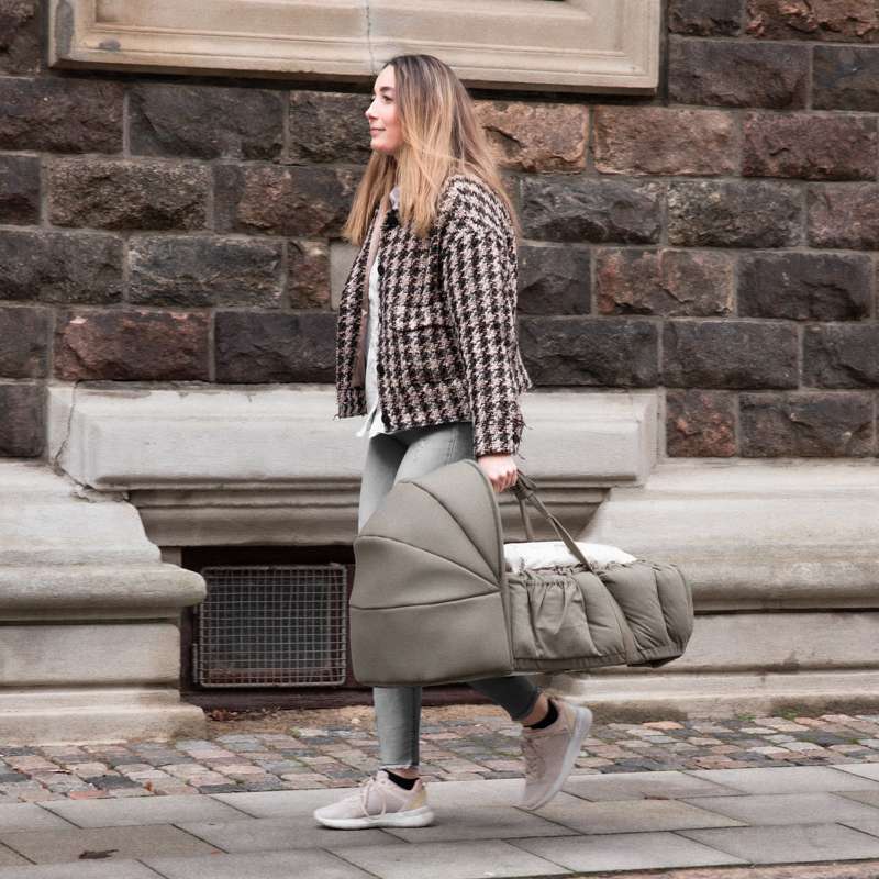 Sebra Kaleche til 3-i-1 Babynest - Dark Olive