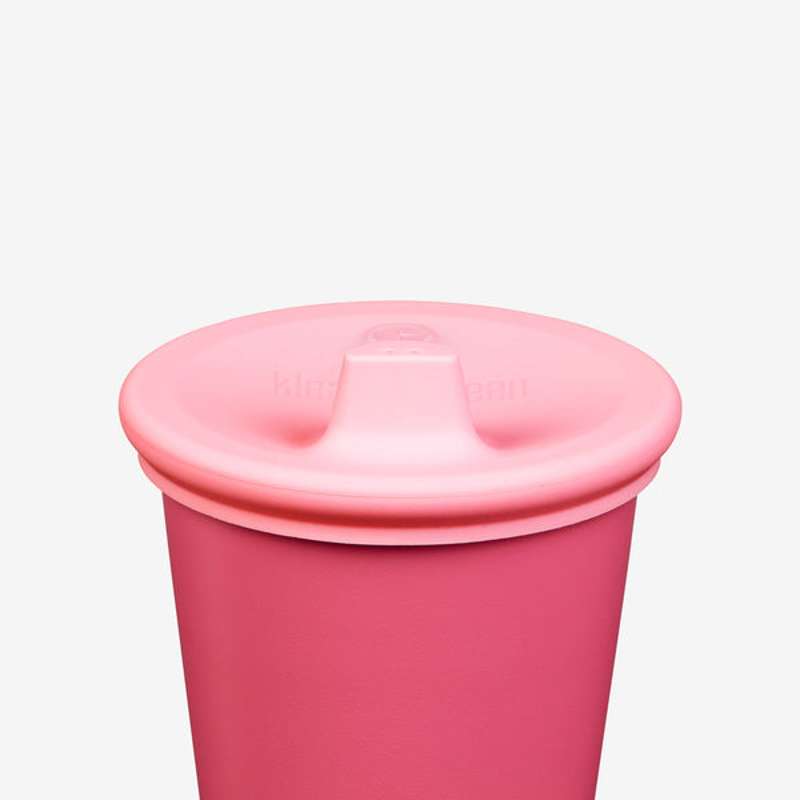 Klean Kanteen Kid Cup Sippy Låg til 296ml Cup - 2-Pak - Pink/Tie Dye