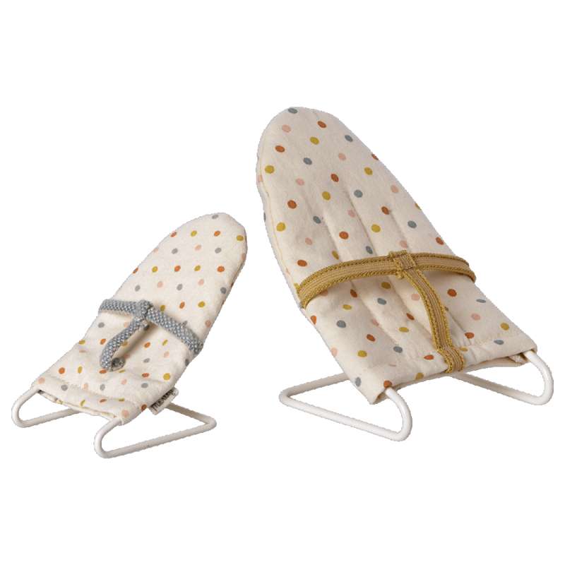 Maileg Miniature Skråstol - Micro - Prikket