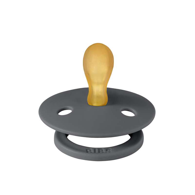 BIBS Symmetrisk Colour Sut - Str. 1 - Naturgummi - Iron