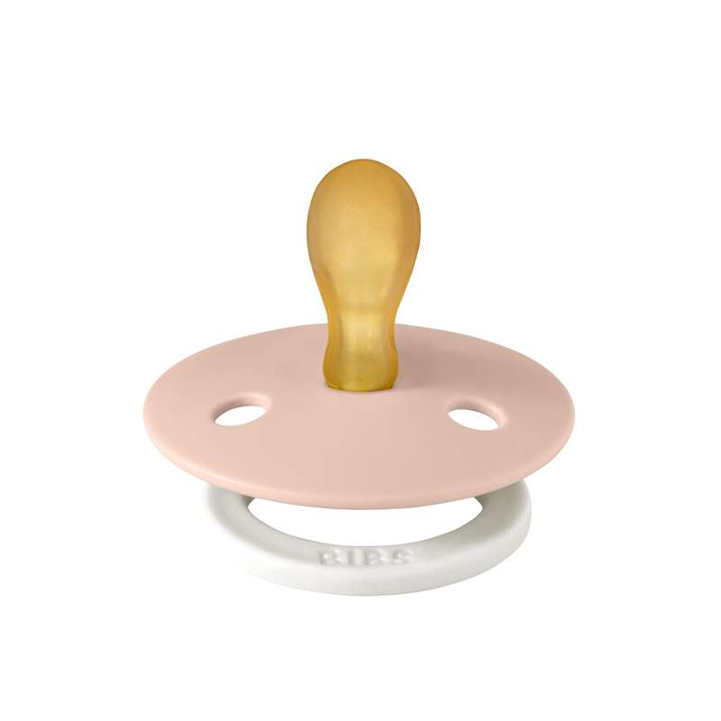 BIBS Symmetrisk Colour Sut - Str. 1 - Naturgummi - GLOW - Blush