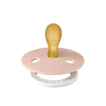 BIBS Symmetrisk Colour Sut - Str. 1 - Naturgummi - GLOW - Blush
