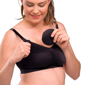 Carriwell New Mum Ammeindlæg vaskbare one size - sort