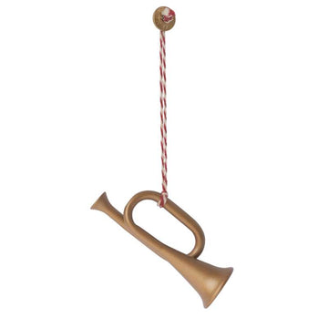 Maileg Juleornament i Metal - Bambi - Grå - 9 Cm.