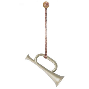 Maileg Juleornament - Metal - Trompet - Æske - Sølv
