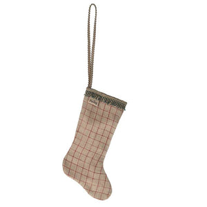 Maileg Juleornament - Stof - Strømpe - Grøn