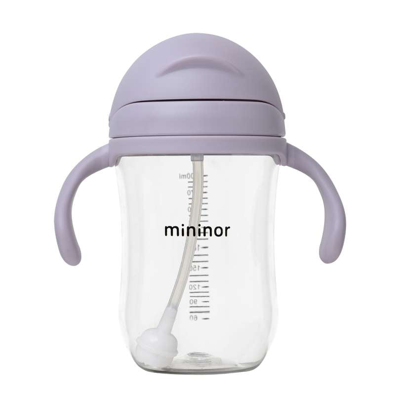 Mininor Sugerørskop - Tritan - 330ml - Syren