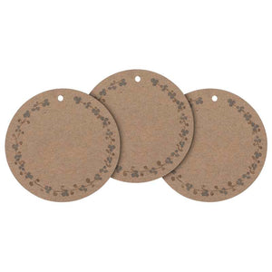 Maileg Til og Fra Mærker - 15 stk.. - Blomsterkrans - Brun