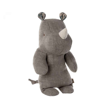 Maileg Safari Friends - Lille Næsehorn Bamse - Grå