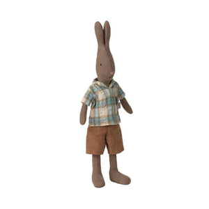 Maileg Hare - Str. 2 - Brun - Bluse og Shorts